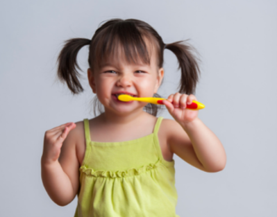Brushing & flossing for infants and young children