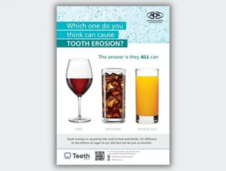 Acidic drinks and tooth erosion